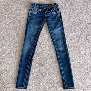 WOMENS MISS ME SKINNY JEANS SIZE 24